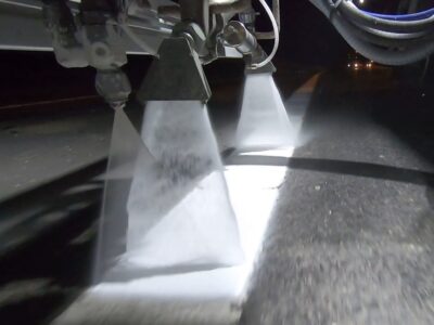Close up of HyperLine Spray on M40