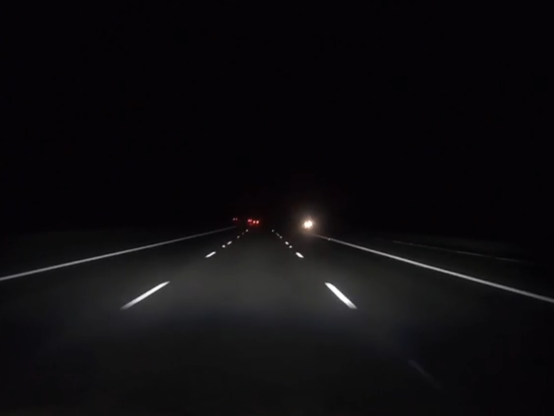 M40 Line Marking at night