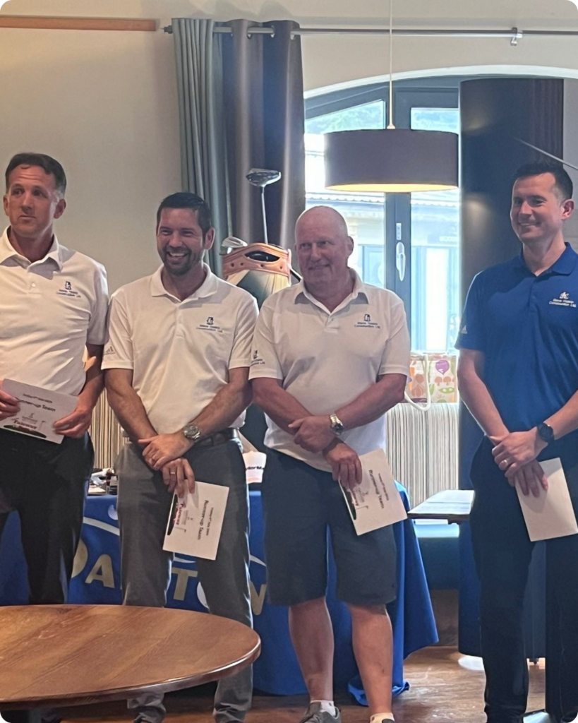 Collecting certificates fairway team
