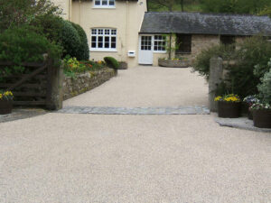 DecoSurf driveway leading to house
