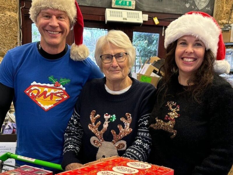 Greg helping locals with a supply run for Christmas