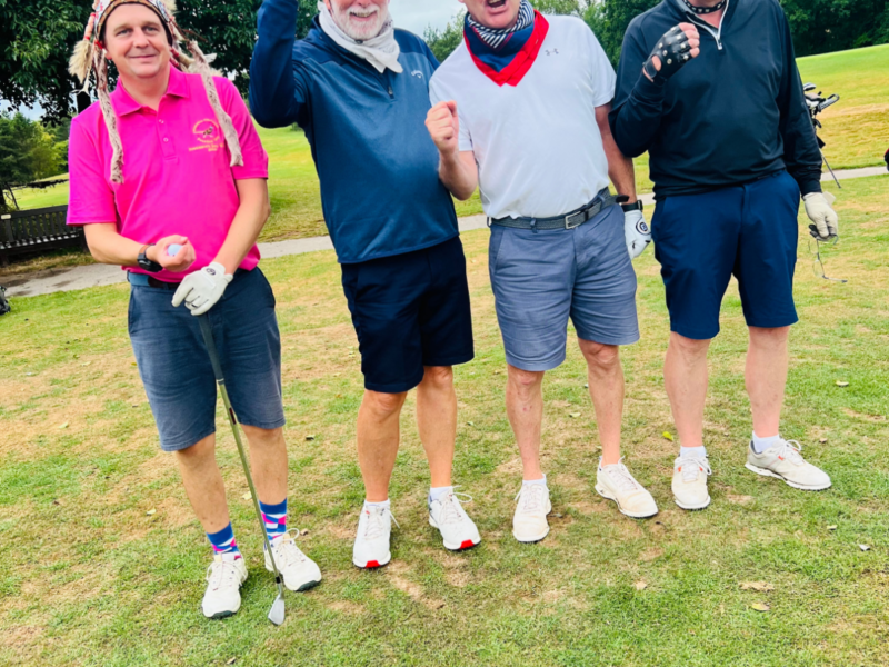 Group of four in fancy dress
