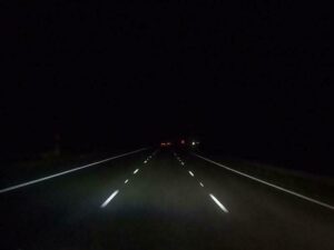 HyperLines example at night