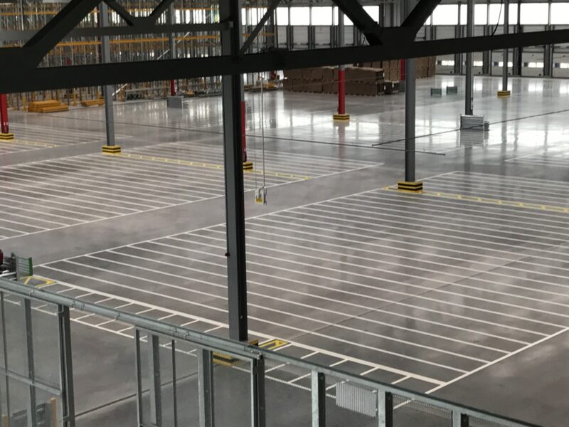 Lidl Distribution Center - Line Marking