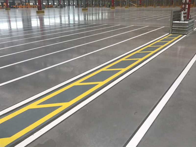 QMS Linemarking in Lidl Distribution Centre