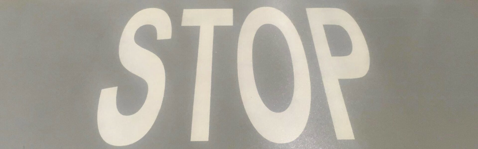 Stop floor marking
