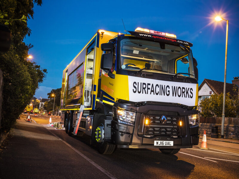 Frankie the Surfacing Works Vehicle
