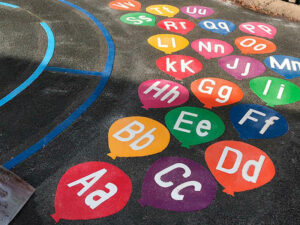 balloon ABC playground