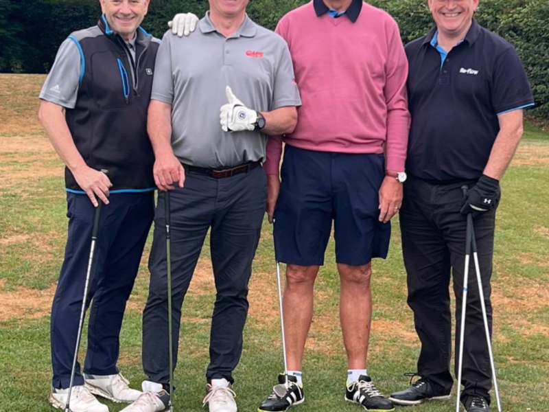 group of four with QMS member in team