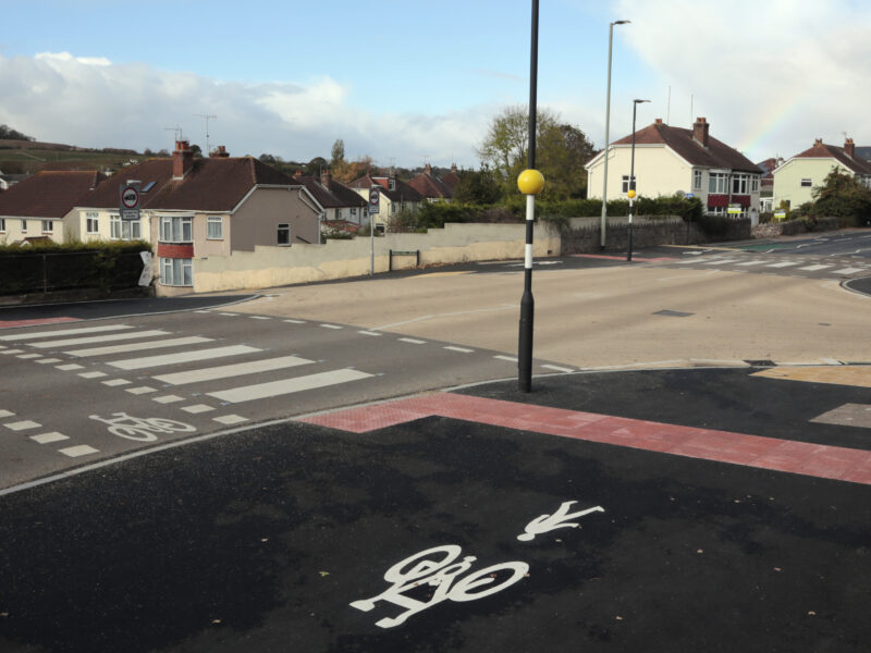 Kingkerswell road and crossing