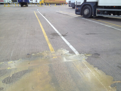removing yellow and white lines
