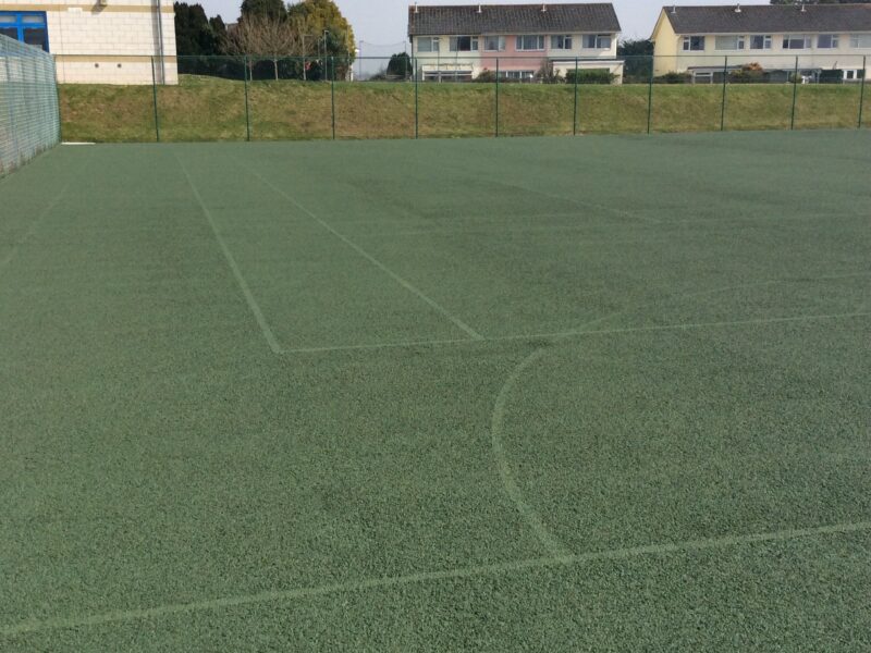 Play field line markings