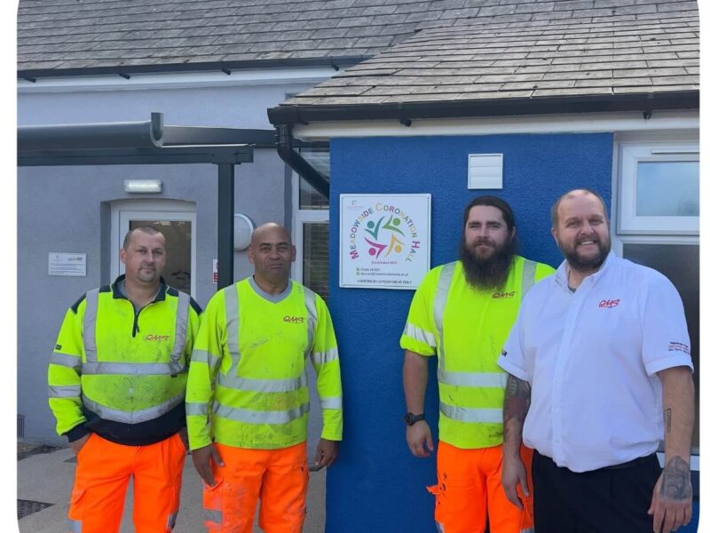 QMS team outside Meadowside Coronation Hall