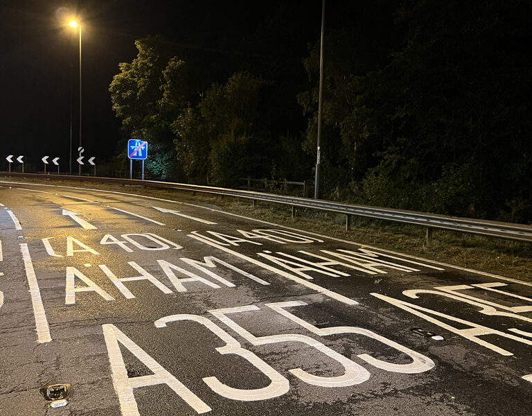 M40 Motorway Lettering