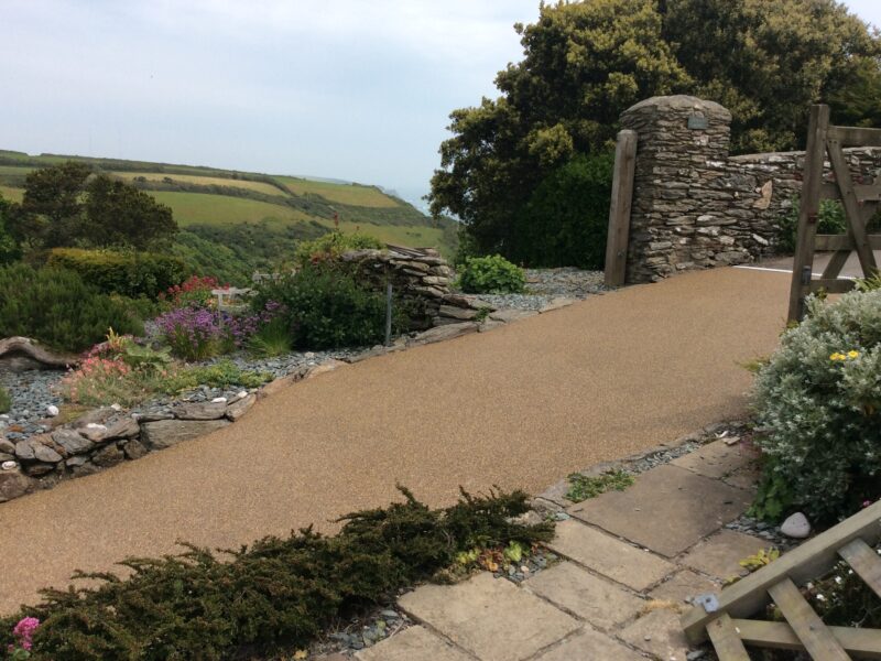 Recently Completed resin driveway