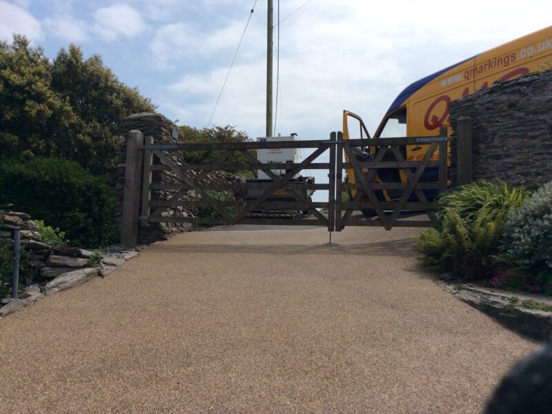 Completed Resin driveway