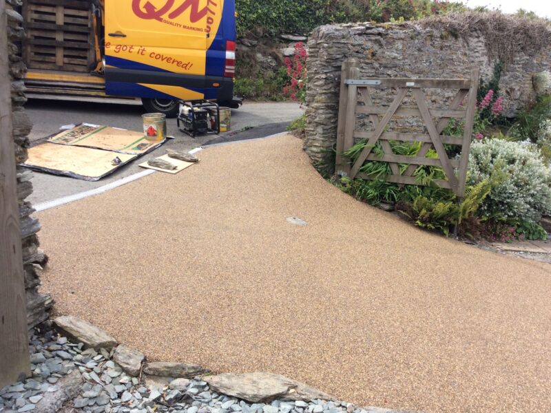 Completed Resin driveway