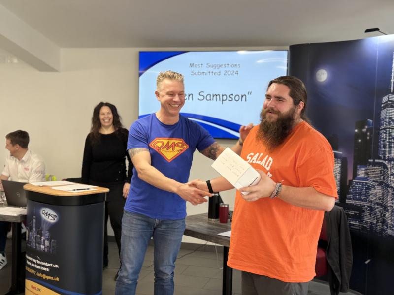 presentation to the winner
