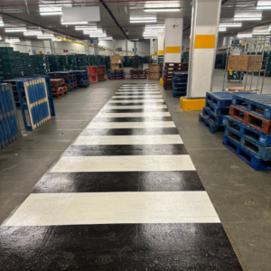 Black and White Safety walkway