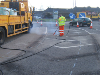 removing chevron lines