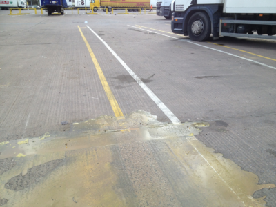 removing yellow and white lines
