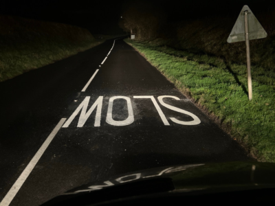 slow reflective marking
