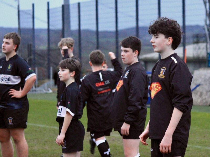 Brixham U14s on the pitch