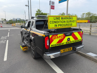 qms testing truck