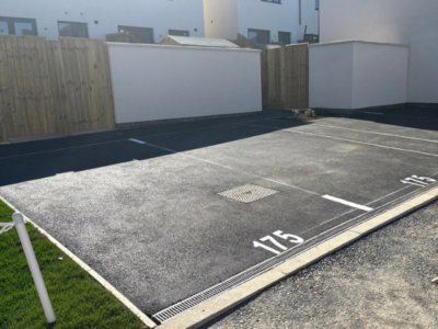 residential numbered car park space marking