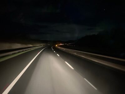 QMS Hyperline at Night