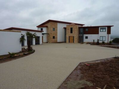 Decorative resin bound driveway