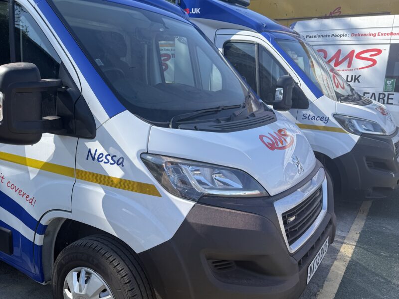 Stacey and Nessa QMS new TM Vehicles