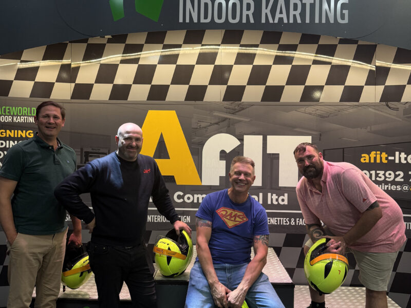 QMS at Raceworld karting in support of Hospiscare