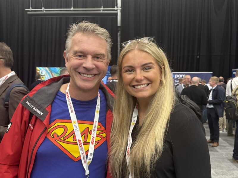 Greg and Keely together in conference hall at Strictly Highways 2026